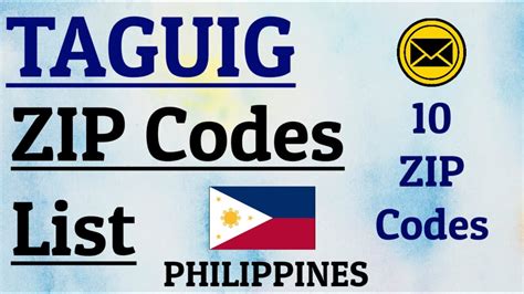 postal code of taguig